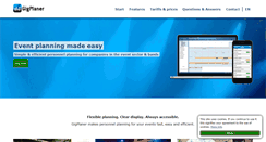 Desktop Screenshot of gigplaner.com